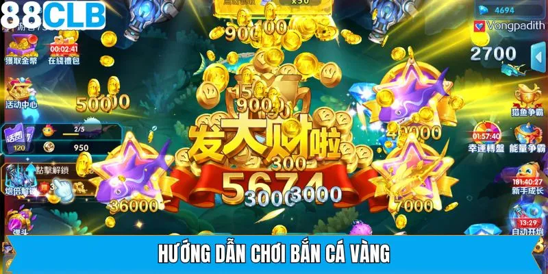 Các bước chơi bộ môn bắn cá vàng tại nhà cái 88CLB