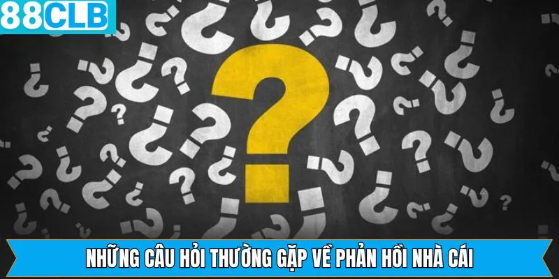 Câu hỏi thường gặp về thời gian nhà cái phản hồi