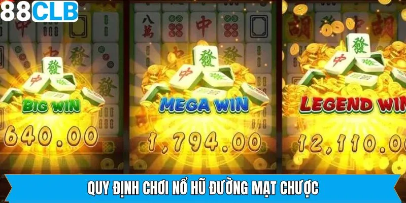 Nội quy khi chơi trò chơi đường mạt chược 88CLB